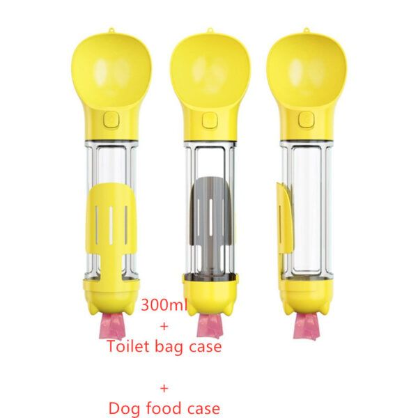 Pet Water Bottle Feeder Bowl Garbage Bag Storage Portable Pet Outdoor Travel 3 In 1 Dog Water Bottle - Image 5