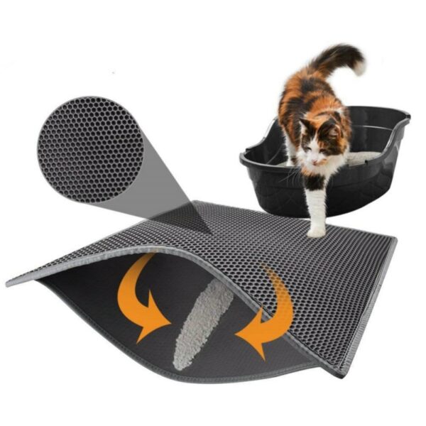 Waterproof Honeycomb Cat Litter Pad - Urine Proof Pet Mat