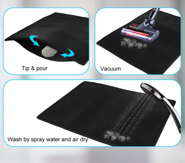 Waterproof Honeycomb Cat Litter Pad - Urine Proof Pet Mat - Image 2