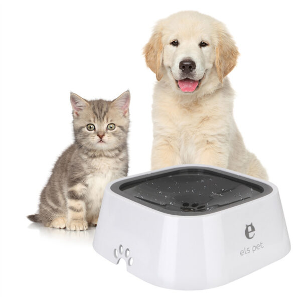 Anti-Overflow Pet Water Dispenser - 1.5L Floating Bowl